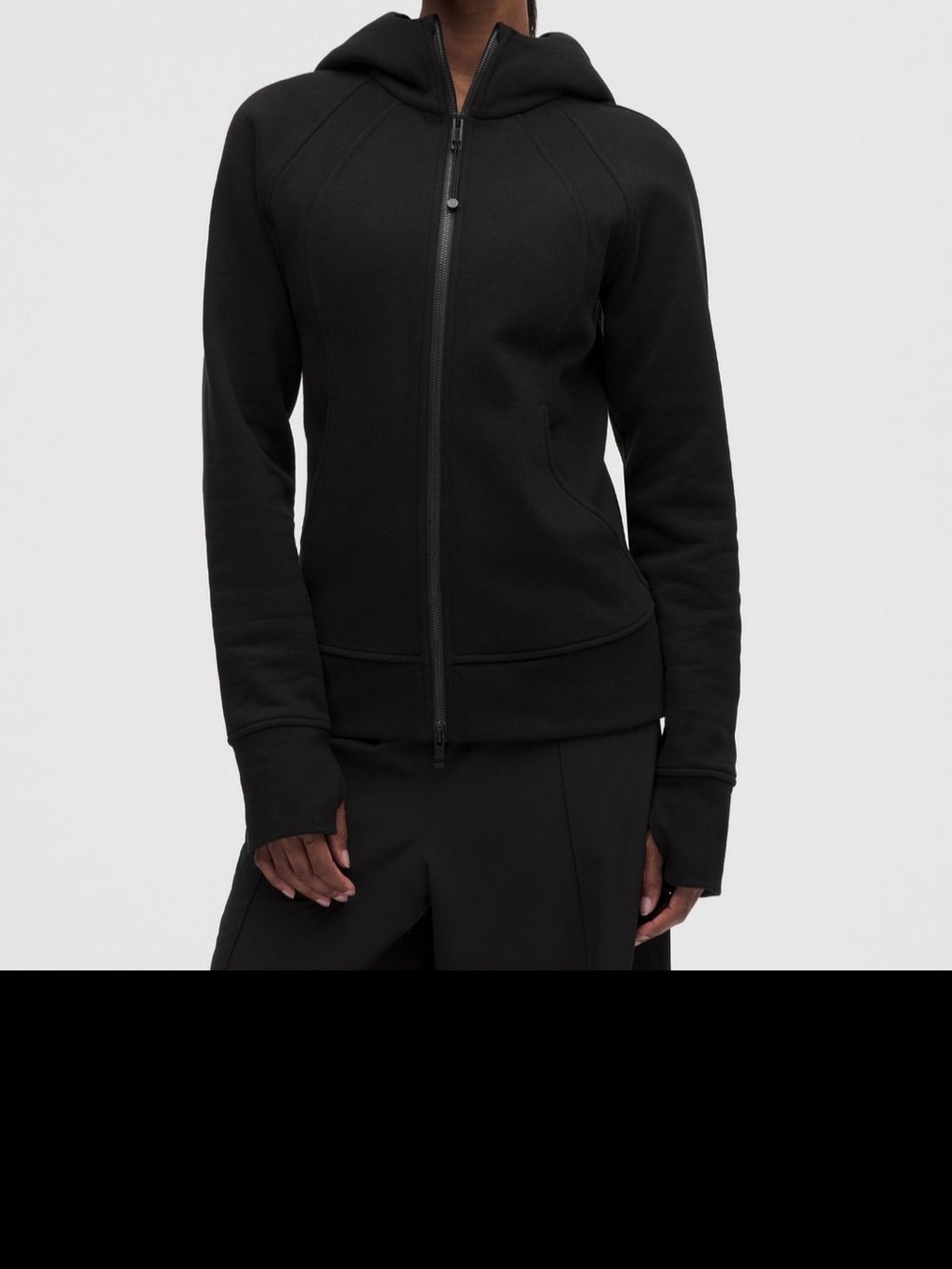 lululemon athletica Women’s Black Full-Zip Hoodie